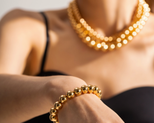 Golden Pearl Bracelet